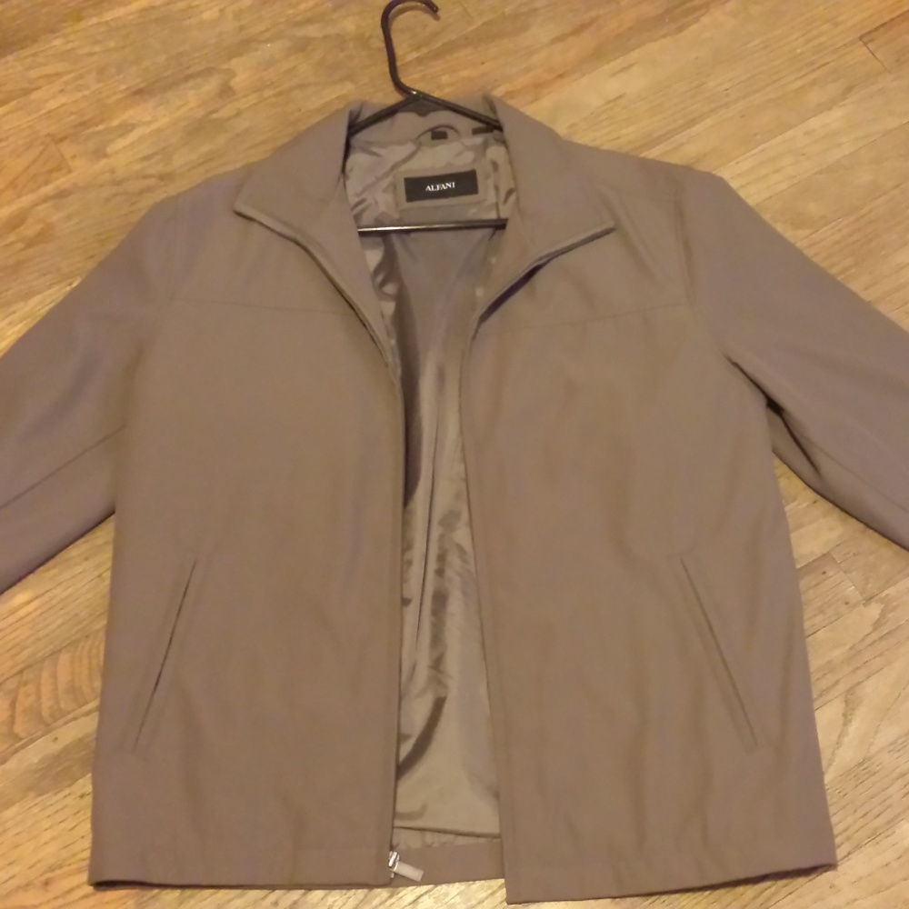 Alfani (Macy's Brand) Tan/Cream Men's Jacket Small